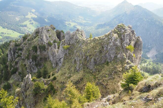 Abstieg in Richtung Älpelealpe
