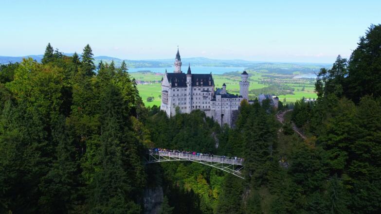 Marienbrücke vor Schloss Neuschwanstein