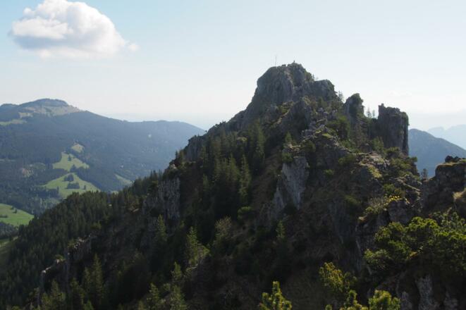 Blick zum Hauptgipfel Sorgschrofen