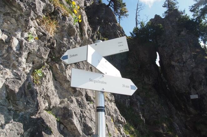 Wegekreuz unterhalb dem Zinken