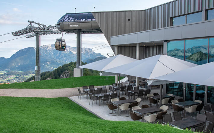 Die Mittelstation der Jennerbahn