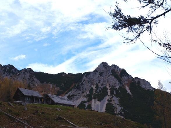 Laglalm beim Abstieg