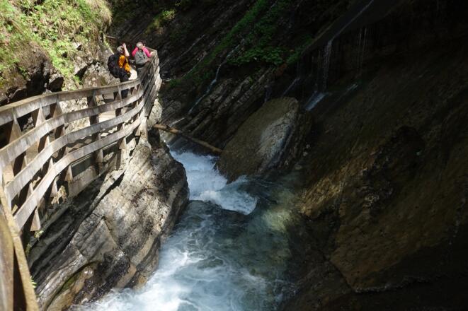 "Bayerns schönster Wanderweg"? Spannend ist die Wimbachklamm auf alle Fälle.