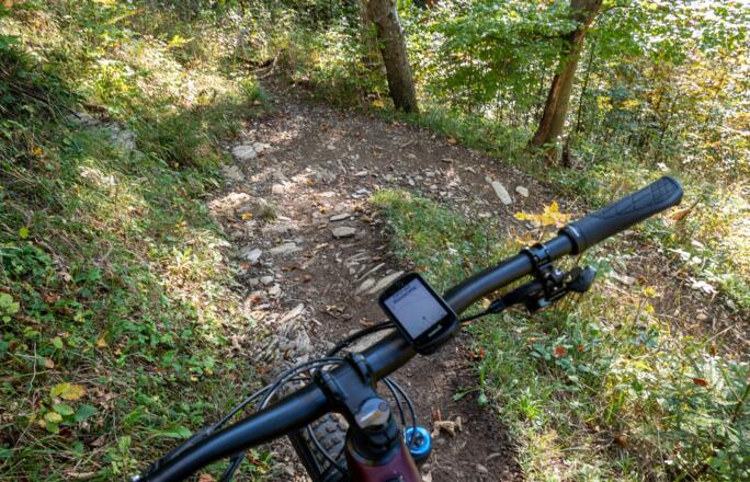 Solche Kurven sollte man mögen, wenn man diese Weglein fährt.