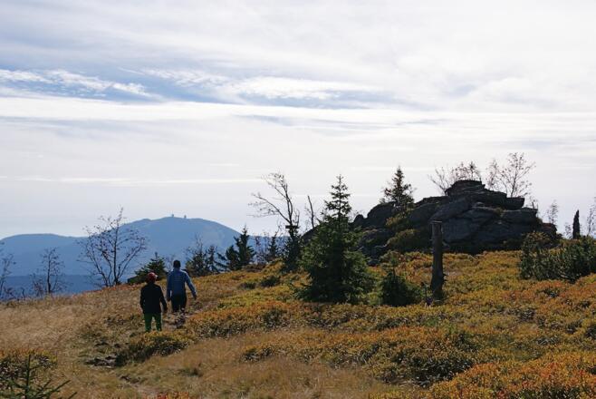 Steig zum Zwercheck-Gipfel