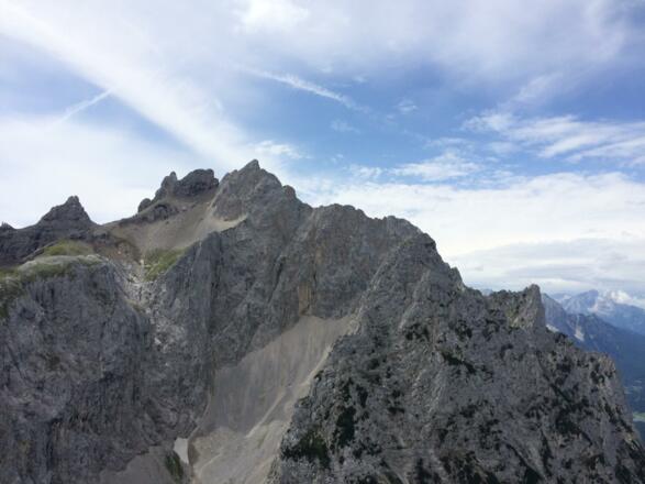 Blick Richtung Karwendelköpfe