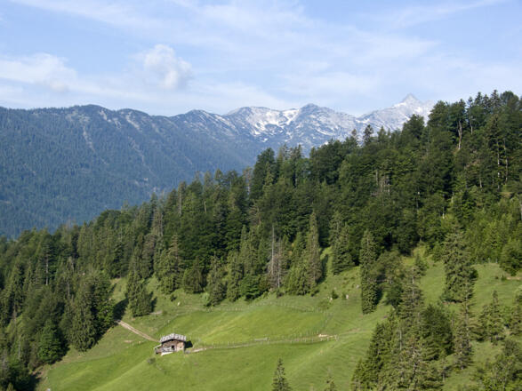 Einsame Berggegend bei der Niederalm