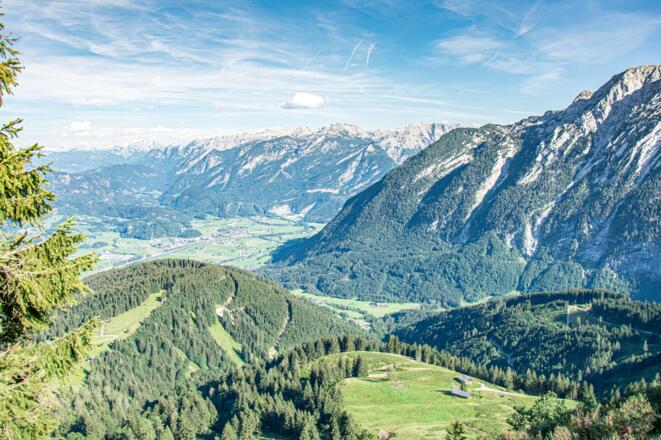 Blick ins Salzburger Salzachtal