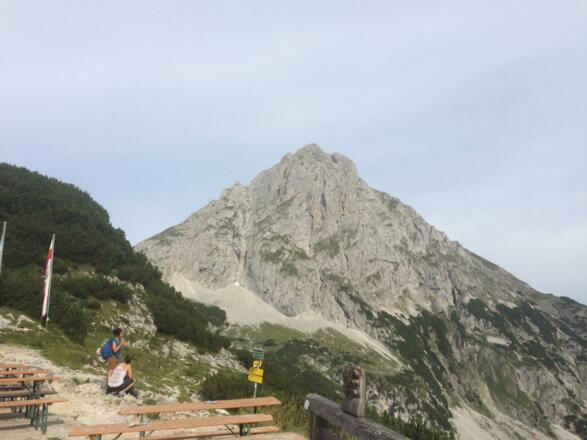 Der Blick von der Coburger Hütte bereits verheißungsvoll!