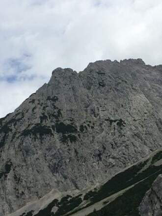 Der Predigtstuhl von der Dammkarhütte aus