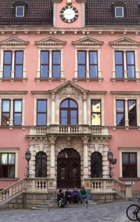 Das historische Rathaus in Kaufbeuren