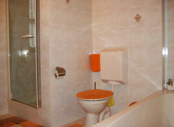 Dusche und WC Unterkunft Schulenburg