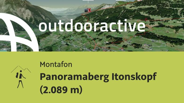 Bergtour im Montafon: Panoramaberg Itonskopf (2.089 m)