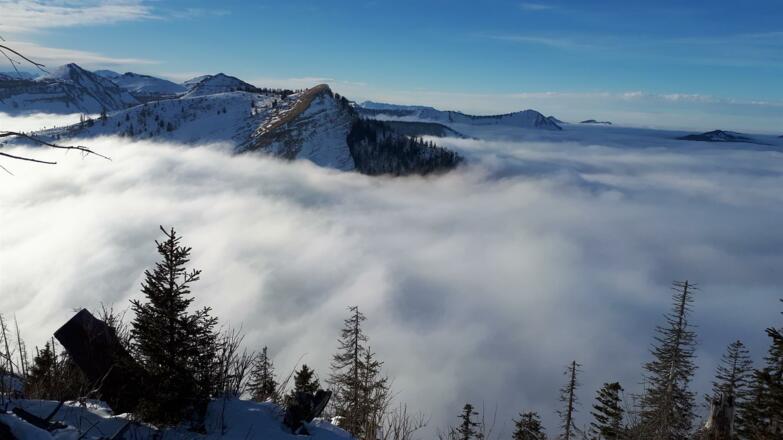 Postalm,  über den Wolken