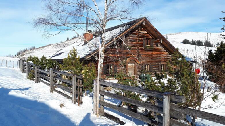 Hütte auf der Postalm