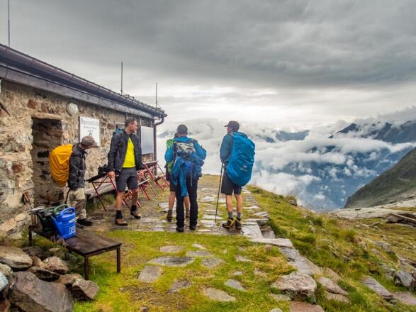 Ankunft bei der Hauerseehütte