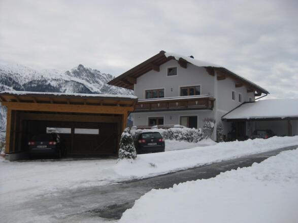 Haus im Winter