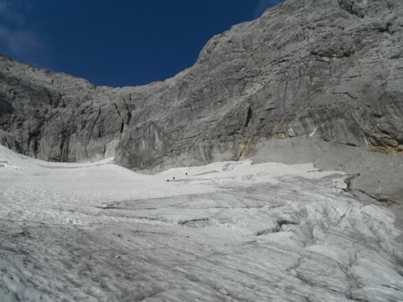 Der Einstiegsbereich aus der Ferne