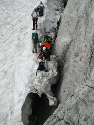 Die Randkluft im August 2012