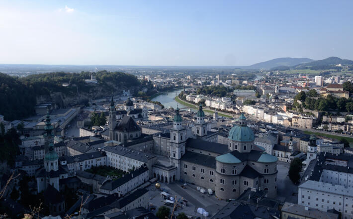 Blick von der Festung auf die Altstadt