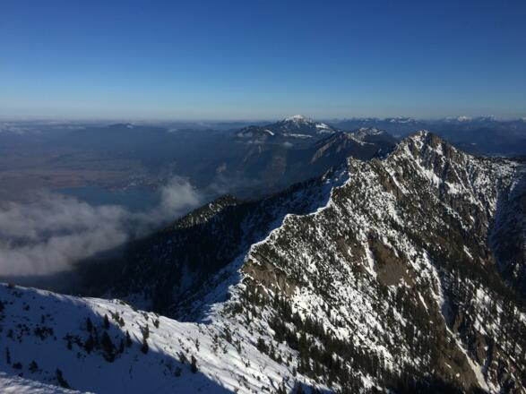 Foto von Bergtour: Herzogstand-Heimgarten-Überschreitung mit grandiosen Aussichten • Bayerische Voralpen (14.01.2018 18:36:23 #1)