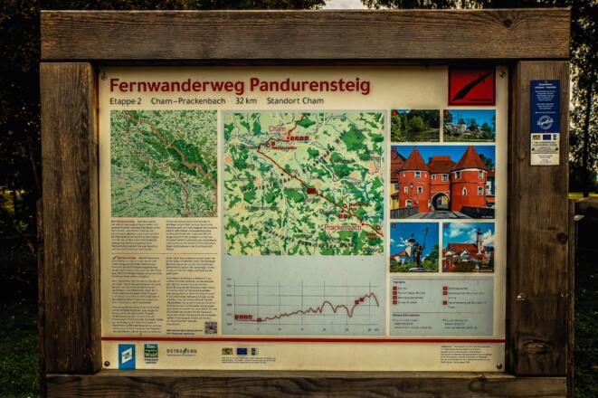 Info Tafel Pandurensteig