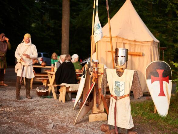 Station beim Wanderkultevent "24h von Bayern" 2015 an der Banneux-Kapelle