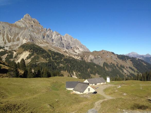 Alpe Lün mit Zimba!