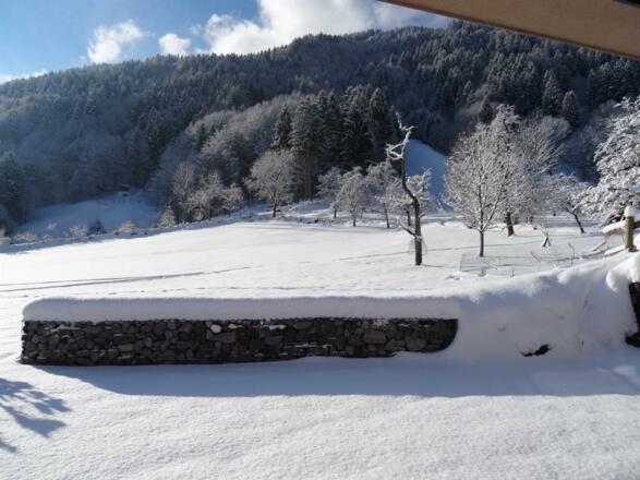 Blick aus dem Panoramafenster