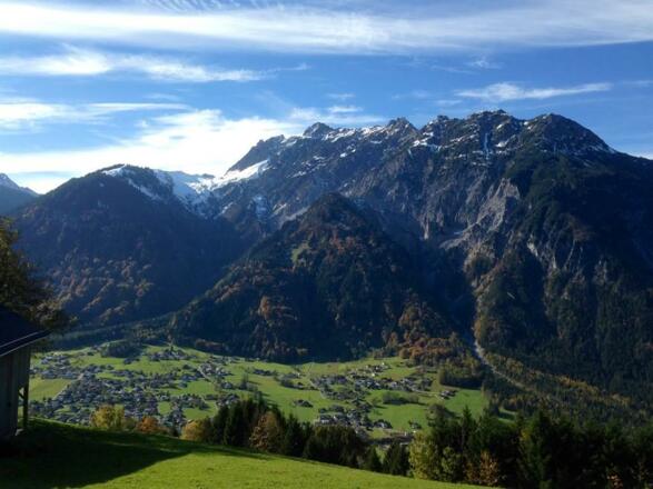 Blick auf Vandans vom Bartholomäberg