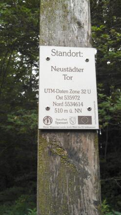 Wegweiserstandort Neustadter Tor