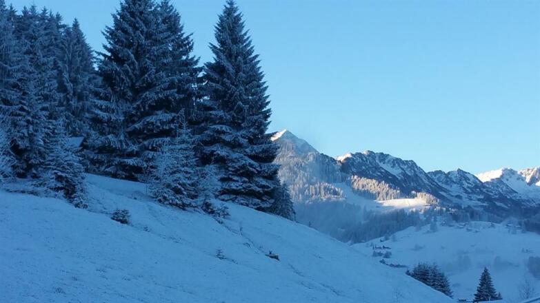 Blick vom Balkon