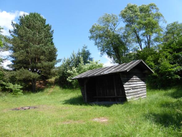 Schutzhütte Lohrer Berg Nähe Rothenbuch