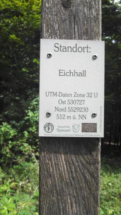 Wegweiserstandort Eichhall