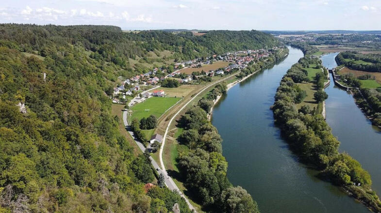Oberndorf von oben