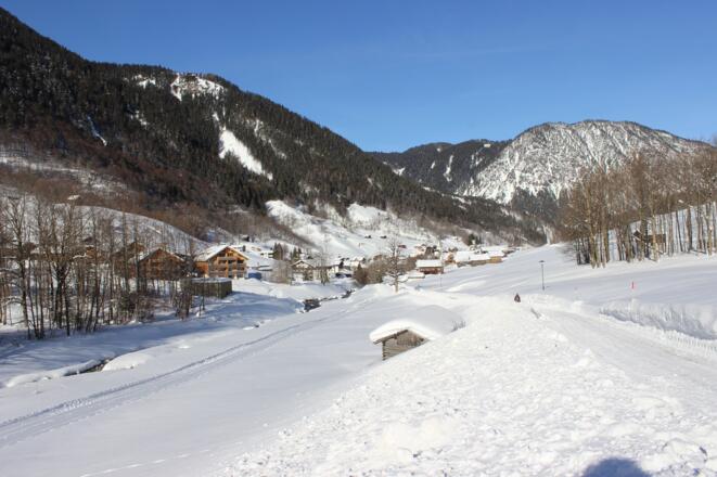Winterwanderweg vom Ortsteil "Innertal" Richtung Schedlerhof