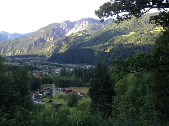 Ausblick auf Vandans (Fußweg ca. 15 min)