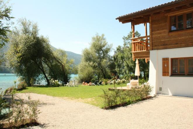Garten direkt am See