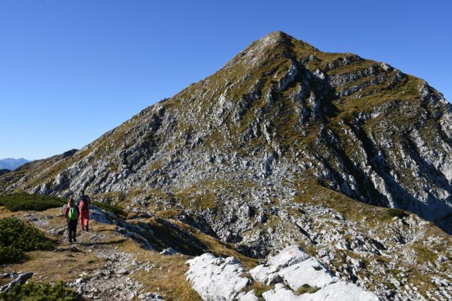 Blick auf den weiteren Aufstiegsweg ab ca. 1.900 m