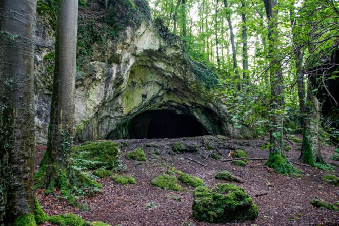 Der Eingang der Oswaldhöhle