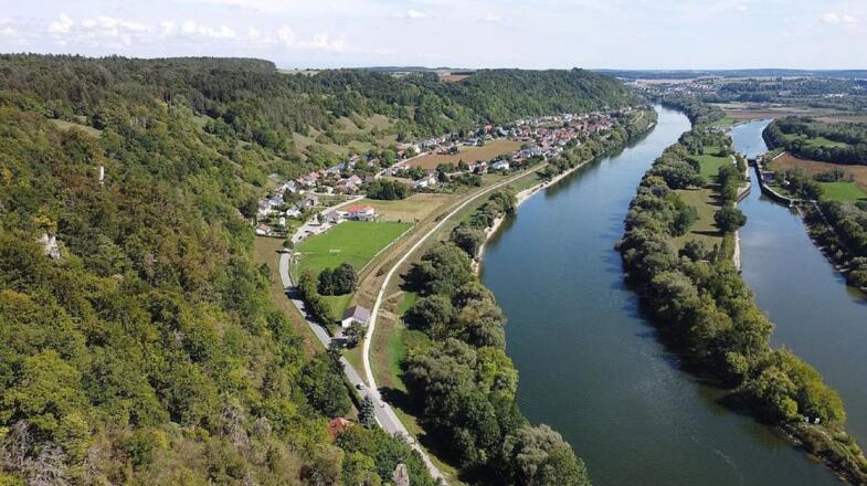 Oberndorf von oben