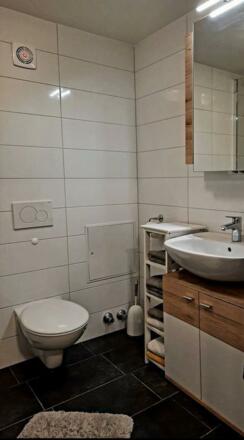 Badezimmer in der Ferienwohnung Huber Absam