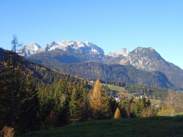 Tennengebirge vom Ausgangspunkt Pommer
