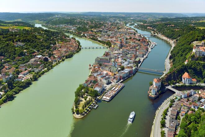 Passau Dreiflüsseeck
