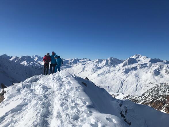 Am Gipfel des Manigenbachkogel