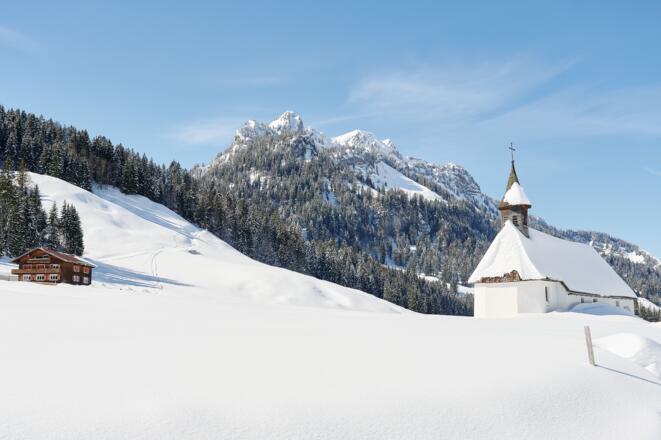 Kapelle Schönenbach im Winter