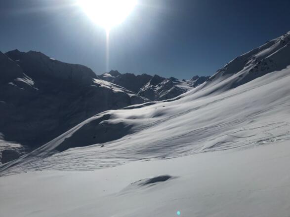Blick in Richtung "Hohe Wilde"