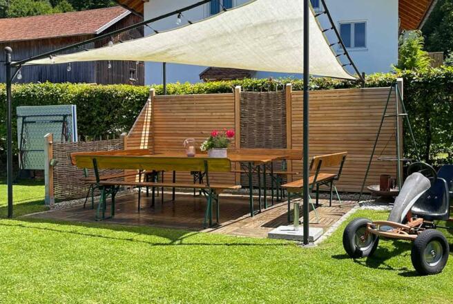 Grillplatz im Garten