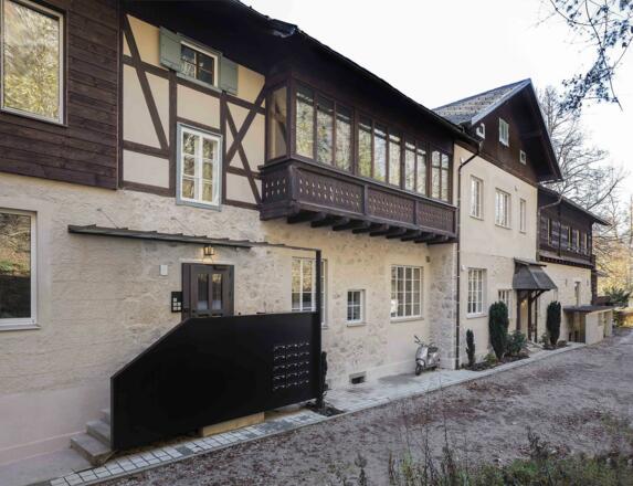 Rückseite der Villa