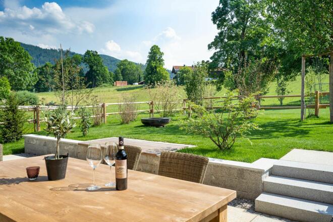 Die Terrasse der Earlybird Suite